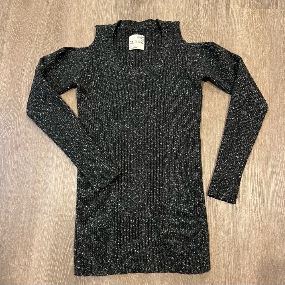 M Rena cold shoulder swester dress